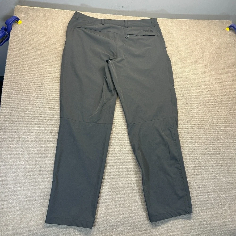 North Face Paramount Pants Men's 36x32 Gray Stretch Flash Dry Articulated Knees